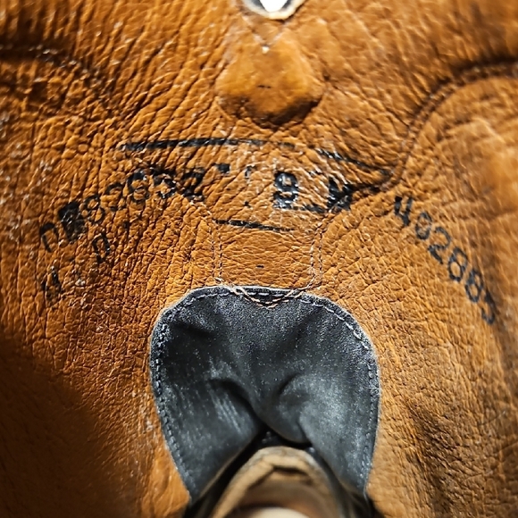 Harley-Davidson Black and Gray Studded Heeled Boots - Picture 10 of 12